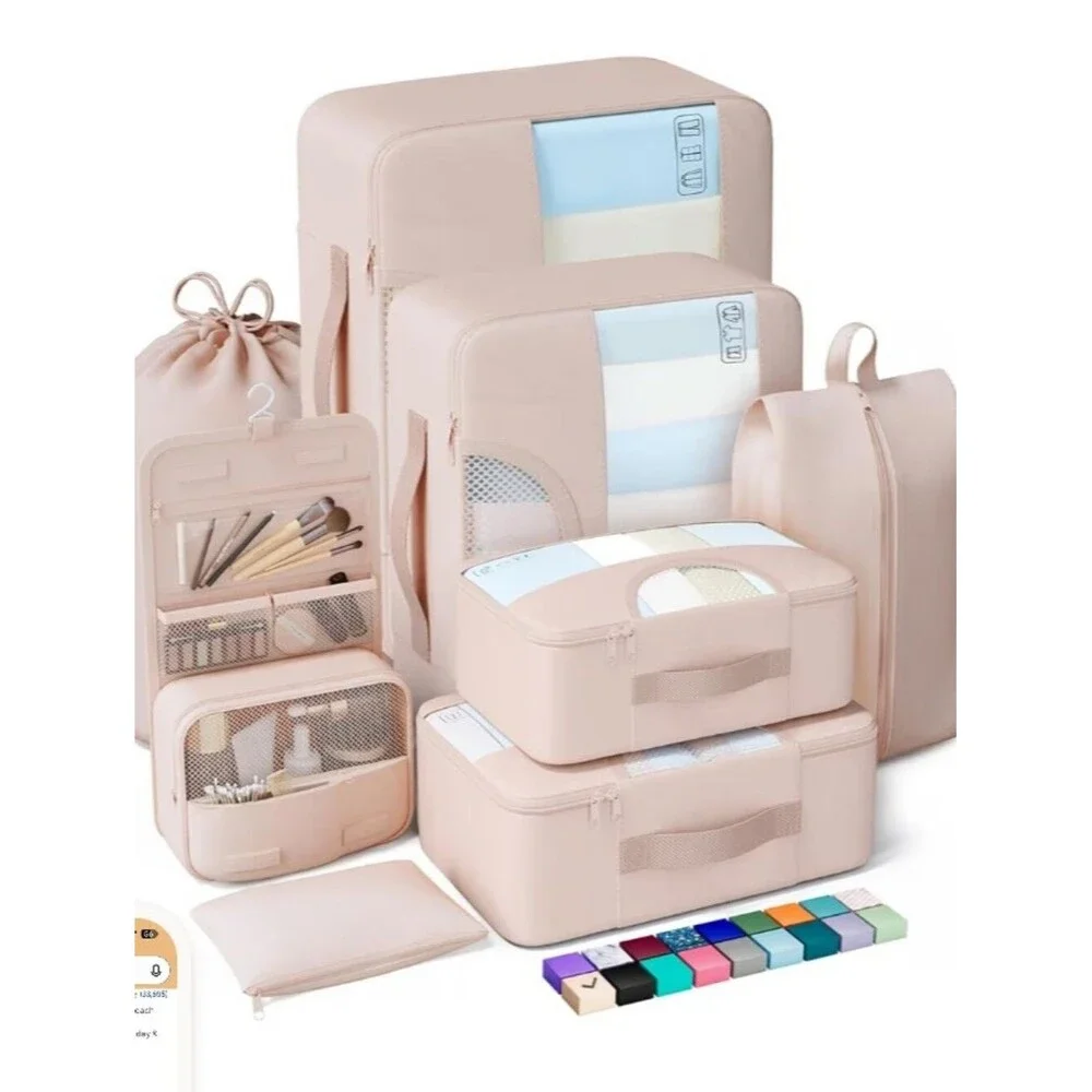 Veken Set Of 8 Packing Organizers